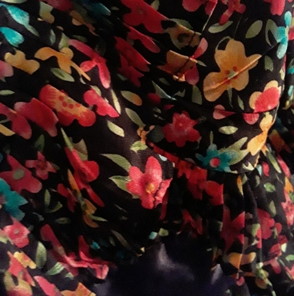 Minuet Silk Floral Strapless Dress - Picture 4 of 6